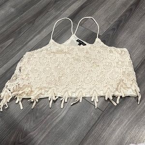 Wishlist cream crop top